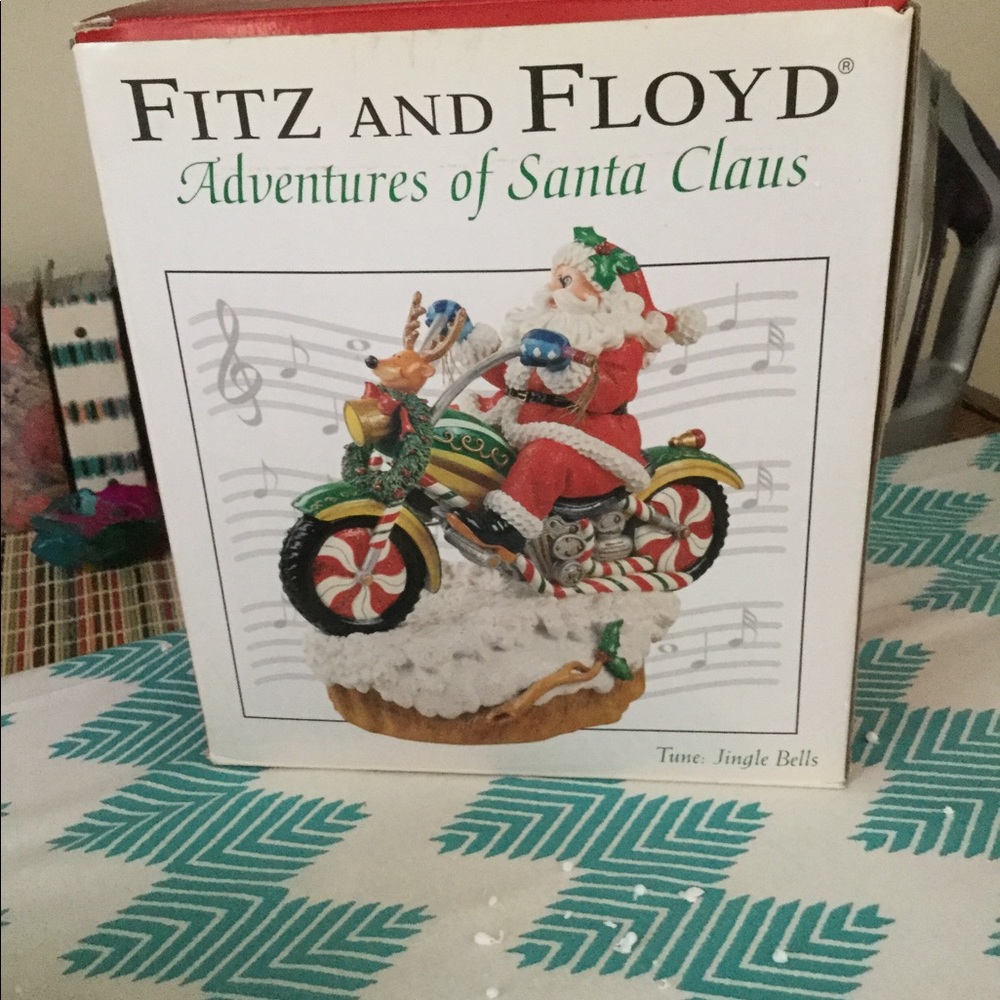 Santa on a Motorcycle